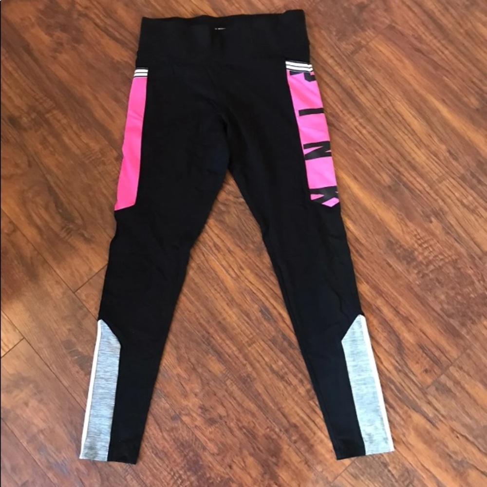 PINK VS COLORBLOCK NEW LEGGINGS sz M